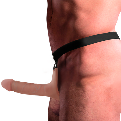 INTENSE - HOHLHARNESS MIT SILIKONDILDO 16 X 3,5 CM