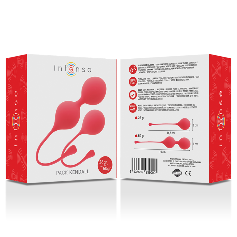 INTENSE - KEGEL-BALLS-PACK KENDALL RED
