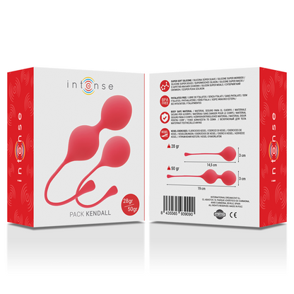 INTENSE - KEGEL-BALLS-PACK KENDALL RED
