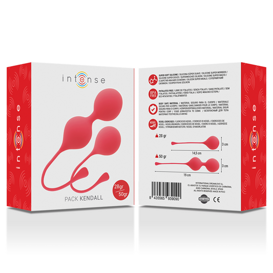 INTENSE - KEGEL-BALLS-PACK KENDALL RED
