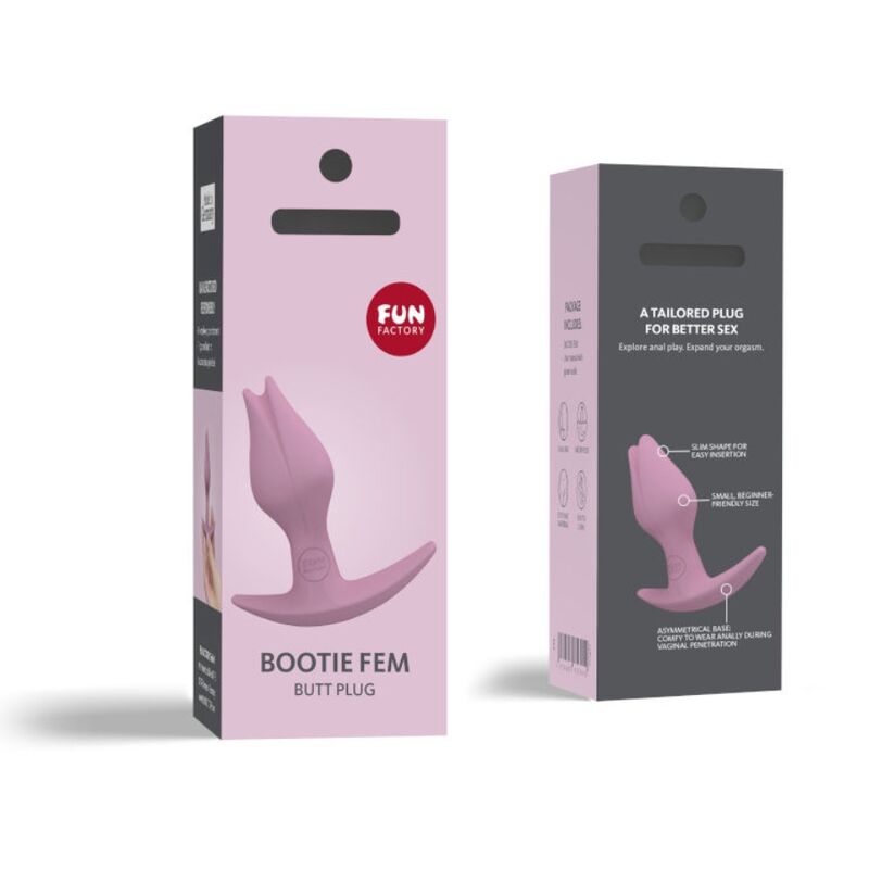 FUN FACTORY - BOOTIE FEM WEIBLICHER ANAL-BUTT-PLUG ROSE