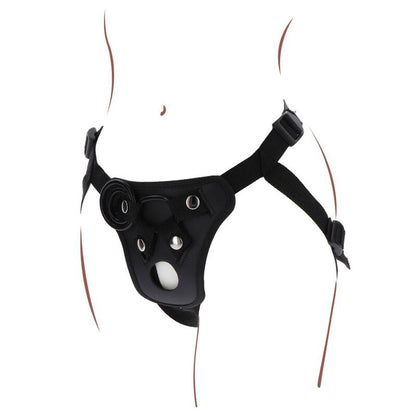 GET REAL - STRAP-ON PLEASURE HARNESS SCHWARZ