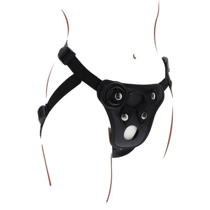 GET REAL - STRAP-ON PLEASURE HARNESS SCHWARZ