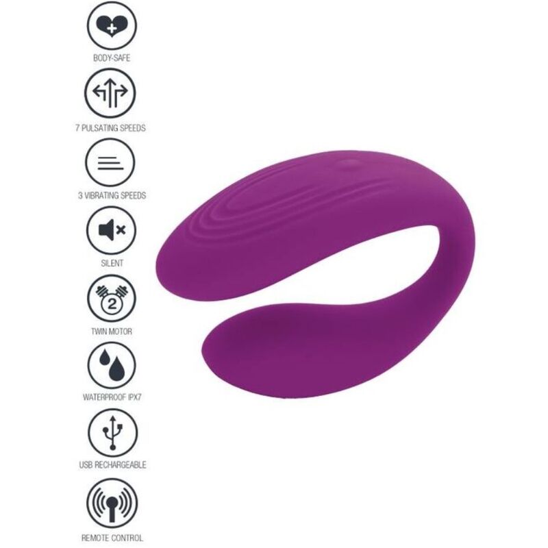 XOCOON - BOUND LOVE PAARVIBRATOR LILA