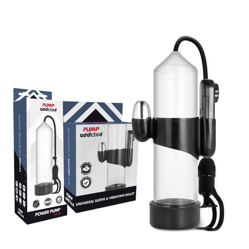 PUMP ADDICTED - RX5 TRANSPARENTER VIBRATOR