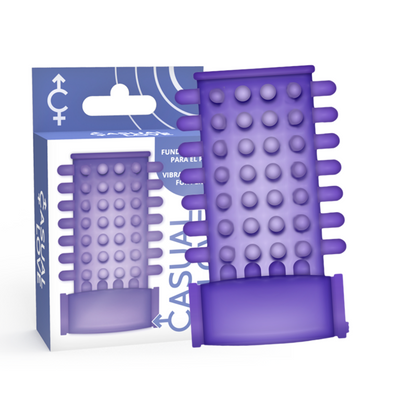 CASUAL LOVE - RING VIBRIERENDE HÜLLE LILA