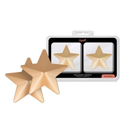 COQUETTE CHIC DESIRE - BRUSTWARZENABDECKUNGEN GOLDENE STERNE