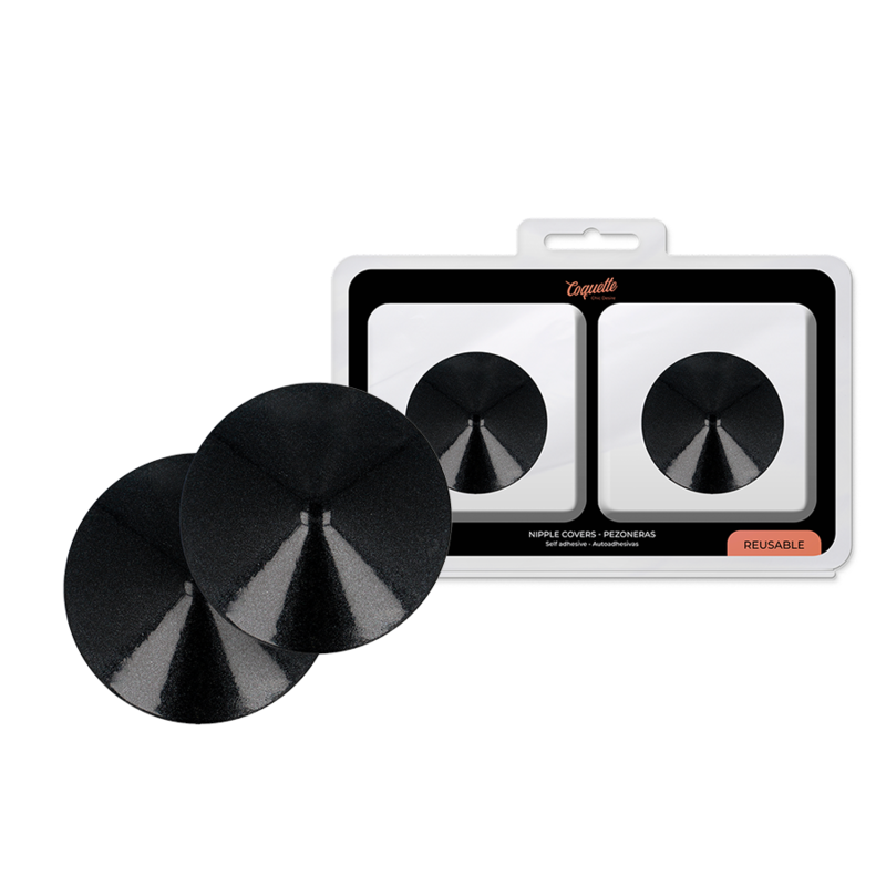 COQUETTE CHIC DESIRE - BRUSTWARZENABDECKUNGEN SCHWARZE KREISE