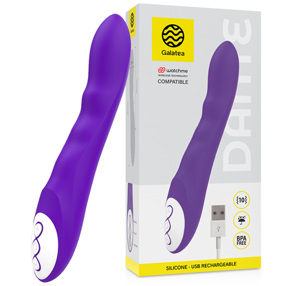 GALATEA – DANTE LILAC VIBRATOR KOMPATIBEL MIT DER WATCHME WIRELESS-TECHNOLOGIE