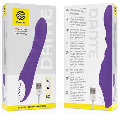 GALATEA – DANTE LILAC VIBRATOR KOMPATIBEL MIT DER WATCHME WIRELESS-TECHNOLOGIE