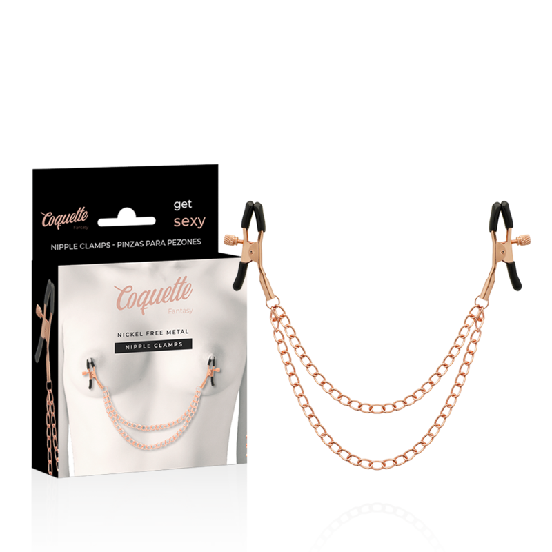 COQUETTE CHIC DESIRE - FANTASY METALL-NIPPELCLIPS MIT KETTE