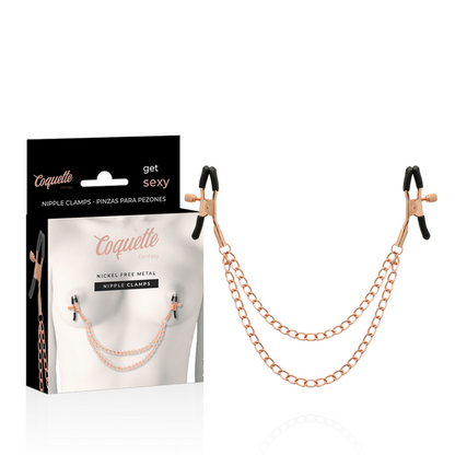 COQUETTE CHIC DESIRE - FANTASY METALL-NIPPELCLIPS MIT KETTE