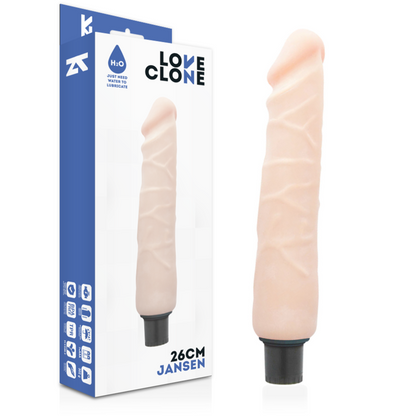LOVECLONE - JANSEN SELBSTSCHMIERENDER VIBRATOR 26 CM -O- 4,2 CM