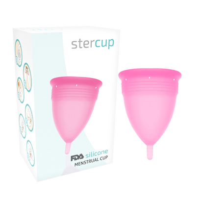 STERCUP – FDA-SILIKON-MENSTRUATIONSTASSE ROSA – GRÖSSE S