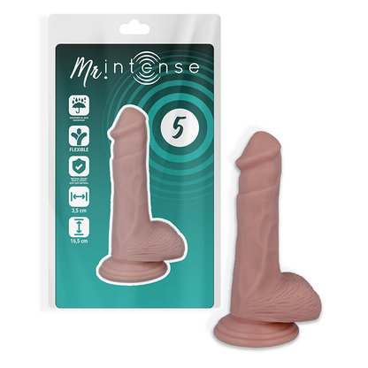 MR INTENSE - 5 REALISTISCHE SCHWÄNZE 16,5 CM -O- 3,5 CM