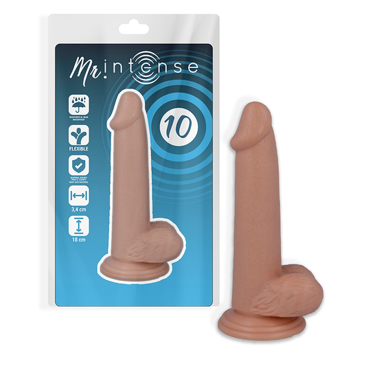 MR INTENSE - 10 REALISTISCHE SCHWÄNZE 18 CM -O- 3,4 CM