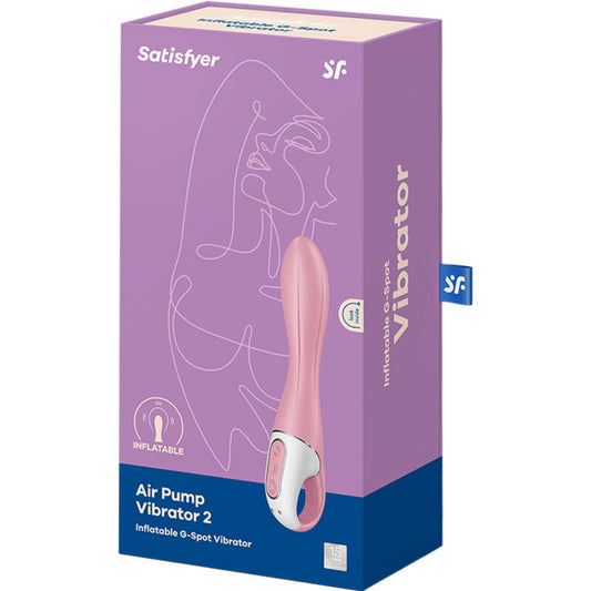 SATISFYER - LUFTPUMPENVIBRATOR 2 ROSA