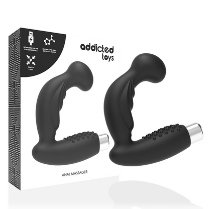 ADDICTED TOYS - PROSTATA-VIBRATOR, WIEDERAUFLADBAR, MODELL 3 - SCHWARZ
