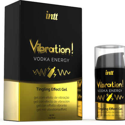 INTT - KRAFTVOLLES INTIM-STIMULANS-FLÜSSIGE VIBRATIONSGEL-VODKA 15ML