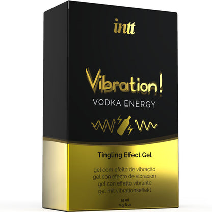 INTT - KRAFTVOLLES INTIM-STIMULANS-FLÜSSIGE VIBRATIONSGEL-VODKA 15ML