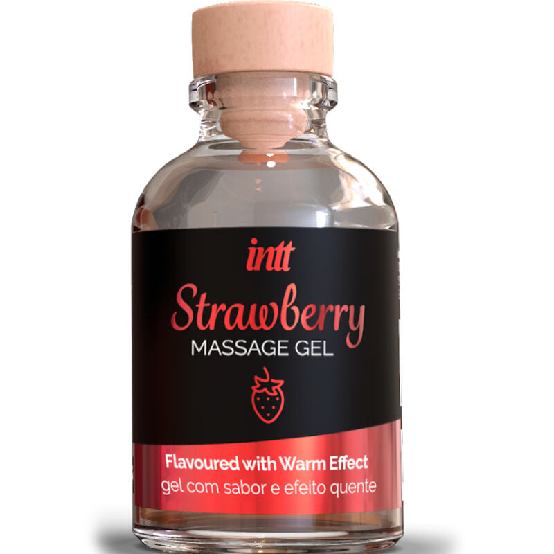 INTT MASSAGE &amp; ORAL SEX - HEISSES MASSAGEGEL MIT ERDBEERGESCHMACK