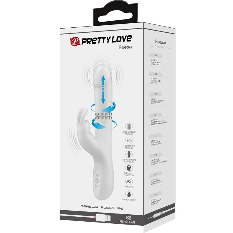 PRETTY LOVE - REESE VIBRATOR MIT SILBERROTATION