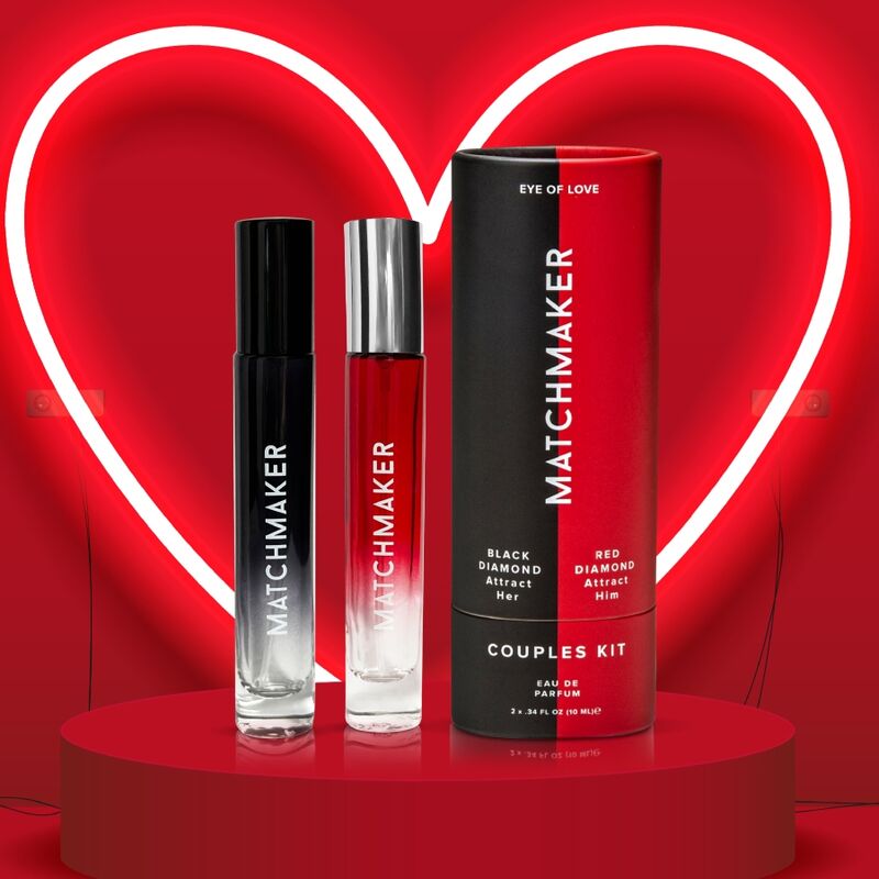 EYE OF LOVE – MATCHMAKER-PHEROMON, 2-TEILIGES SET, PAAR-SET, ZIEHT SIE &amp; IHN AN, 20 ML
