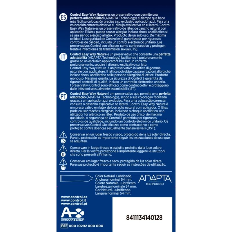 CONTROL - NATURE EASY WAY 10 EINHEITEN