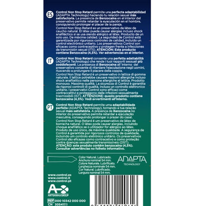 CONTROL - NON STOP RETARD KONDOME 12 EINHEITEN