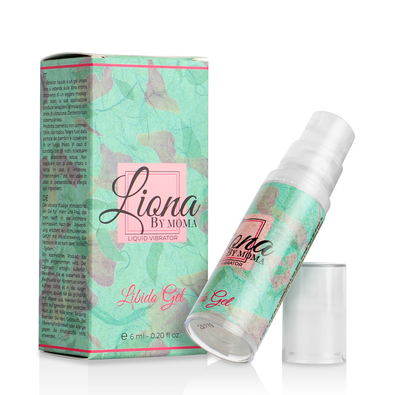 LIONA BY MOMA - LIBIDO-GEL MIT FLÜSSIGEM VIBRATOR 6 ML
