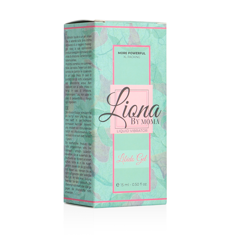 LIONA BY MOMA - LIBIDO-GEL MIT FLÜSSIGEM VIBRATOR 15 ML