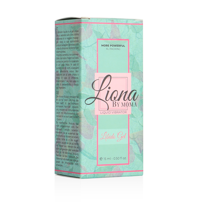LIONA BY MOMA - LIBIDO-GEL MIT FLÜSSIGEM VIBRATOR 15 ML