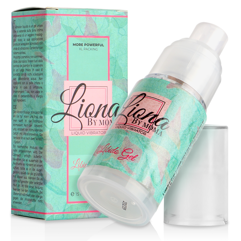 LIONA BY MOMA - LIBIDO-GEL MIT FLÜSSIGEM VIBRATOR 15 ML