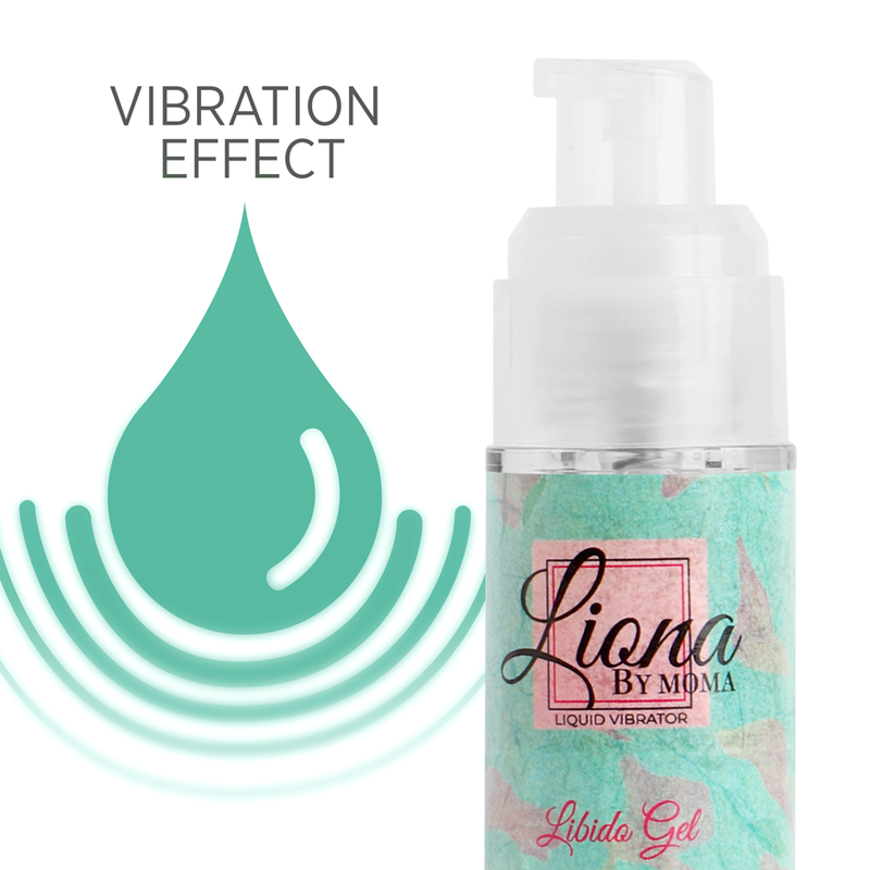 LIONA BY MOMA - LIBIDO-GEL MIT FLÜSSIGEM VIBRATOR 15 ML