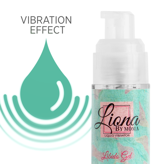 LIONA BY MOMA - LIBIDO-GEL MIT FLÜSSIGEM VIBRATOR 15 ML