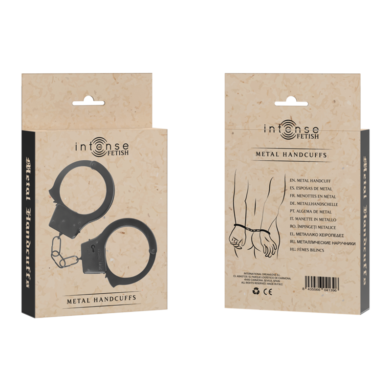 INTENSIV - FETISCH-METALL-HANDSCHELLEN