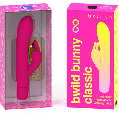 B SWISH - BWILD BUNNY INFINITE CLASSIC WIEDERAUFLADBARER VIBRATOR ROSA SILIKON