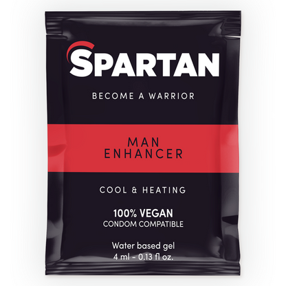 SPARTAN - MÄNNLICHES VERSTÄRKERGEL MIT HEISS-KALT-EFFEKT 100 % VEGAN 4 ML