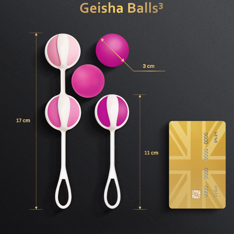 G-VIBE - SET 5 GEISHA-KUGELN 3 ROSA