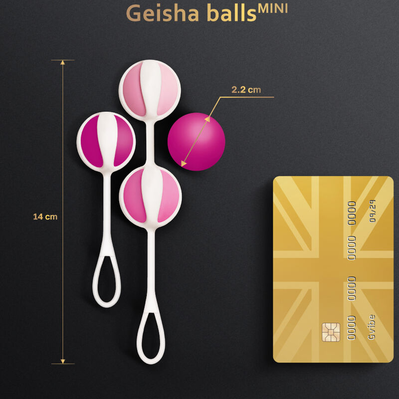 G-VIBE - SET 4 GEISHA-KUGELN MINI LILA