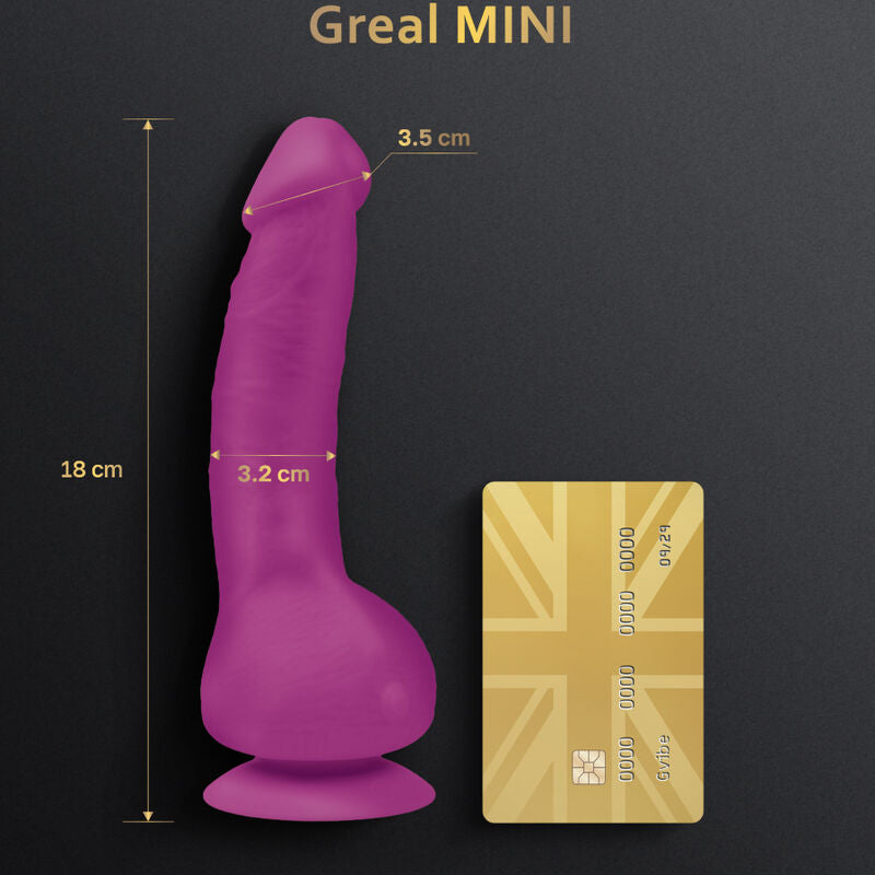 G-VIBE – GREAL MINI FUCHSIA SILIKON-VIBRATORDILDO