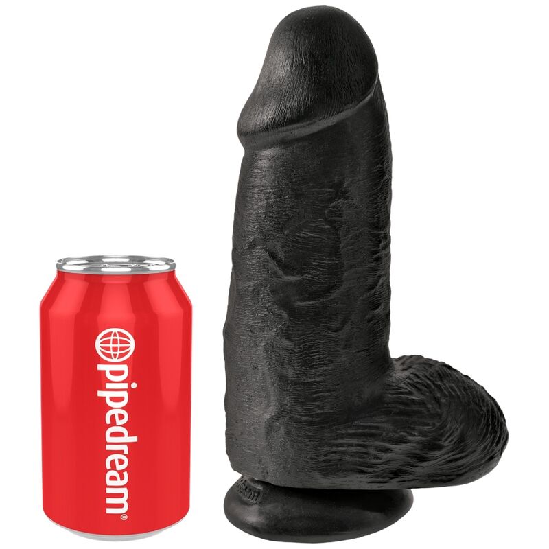 KING COCK - CHUBBY REALISTISCHER PENIS 23 CM SCHWARZ
