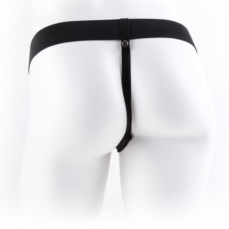 FETISH FANTASY SERIES - VERSTELLBARER HARNESS FERNBEDIENUNG REALISTISCHER PENIS MIT HODEN 23 CM