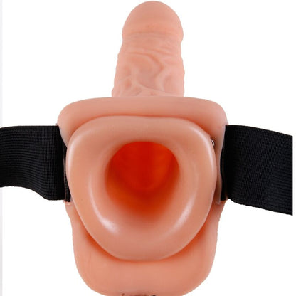 FETISH FANTASY SERIES - VERSTELLBARER HARNESS FERNBEDIENUNG REALISTISCHER PENIS MIT HODEN 23 CM