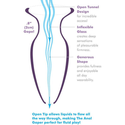 ANAL FANTASY ELITE COLLECTION - ANAL GAPER DILATATOR FÜR ANFÄNGER KRISTALL GRÖSSE S
