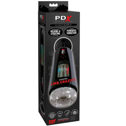 PDX ELITE - STROKER ULTIMATE MILKER 2 ROTIEREND &amp; VIBRATOR
