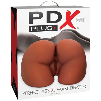 PDX PLUS - PERFECT ASS XL DOPPELTER MASTURBATOR IN BRAUNER FORM