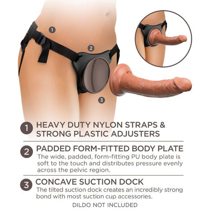 KING COCK - ELITE KOMFORTABLES VERSTELLBARES GESCHIRR