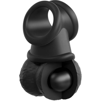 KING COCK - ELITE DELUXE VERSTELLBARES HARNESS-SET MIT RING, HODEN UND DILDO 20,3 CM