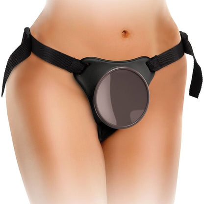 KING COCK - ELITE DELUXE VERSTELLBARES HARNESS-SET MIT RING, HODEN UND DILDO 20,3 CM